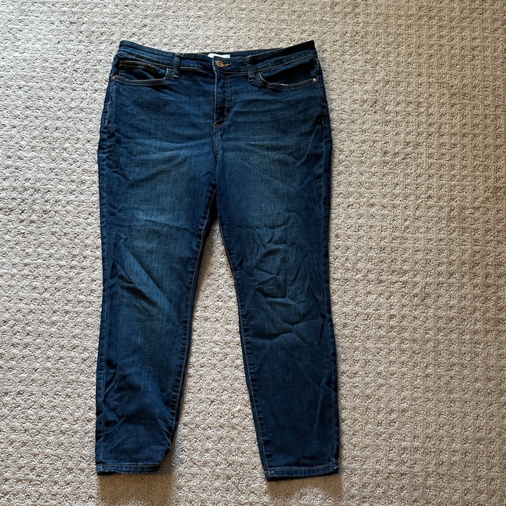 LC Lauren Conrad Dark Blue Skinny Jeans
